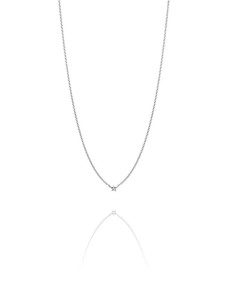 Efva Attling Micro Catch A Falling Star hopeinen kaulakoru 10-100-02262 - Naisten kaulakorut - 10-100-02262 - 1