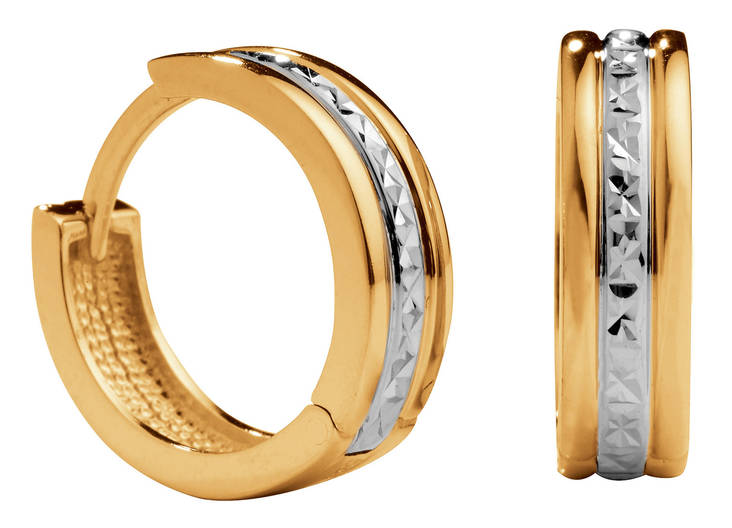 KORVARENKAAT kelta-valkokultaa - Naisten korvakorut - 133-933 - 1