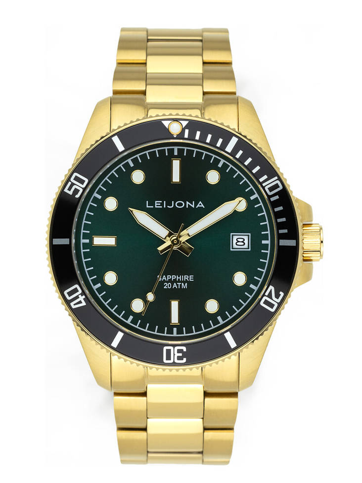 LEIJONA JÄRWI Shallow Waters miesten rannekello 5010-2553 - Miesten kellot - 5010-2553 - 1