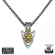 Northern Viking Jewelry "Vegvisir Spear" teräksinen riipus NVJRS154 - Miesten kaulakorut  - NVJRS154 - 1