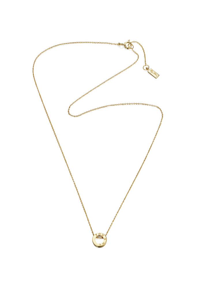 Efva Attling Mini me You&Me kultainen kaulakoru 10-101-01284 - Naisten kaulakorut - 10-101-01284 - 1