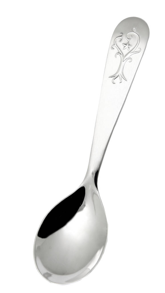 Hopeinen kummilusikka SUKUPUU - Kummilusikat - 521-154 - 1