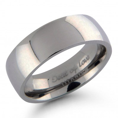 Titaanisormus TI-115-7mm - Titaani-ja terässormukset - TI-115-7mm-205 - 1