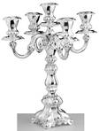Hopeinen 5-haarainen Barokki kynttilänjalka 661-042+661-042-05 - Kynttilänjalat - 661-042-661-042-05 - 2