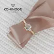 Kohinoor Celeste keltakultainen timanttisormus topaasilla 033-441KT-04 - Timanttisormukset - 033-441KT-04-165 - 3