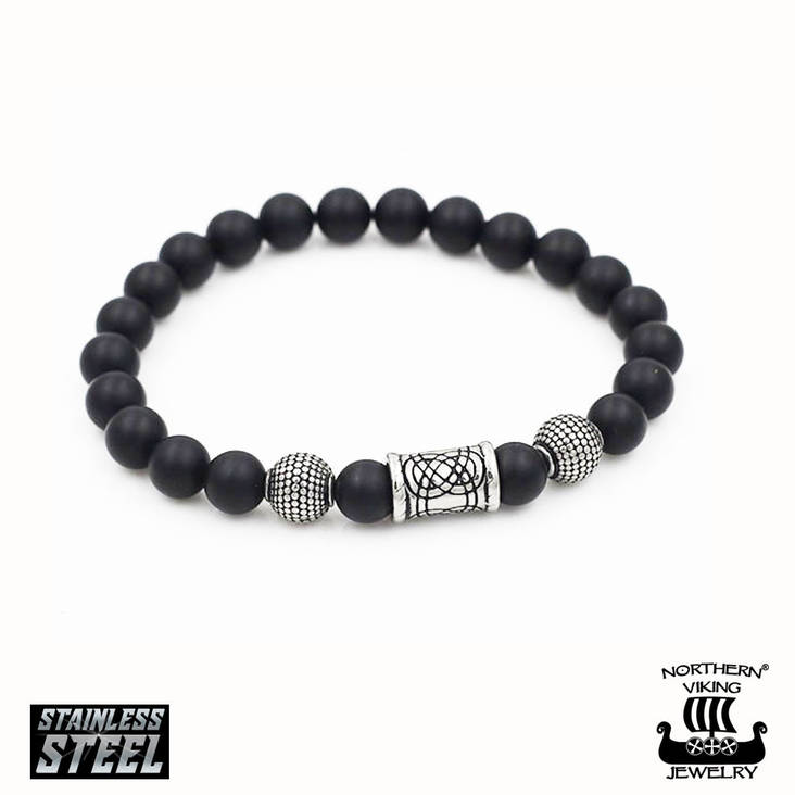 BLACKSTONE KNOTWORK RANNEKORU - Miesten rannekorut - NVJRA005 - 1