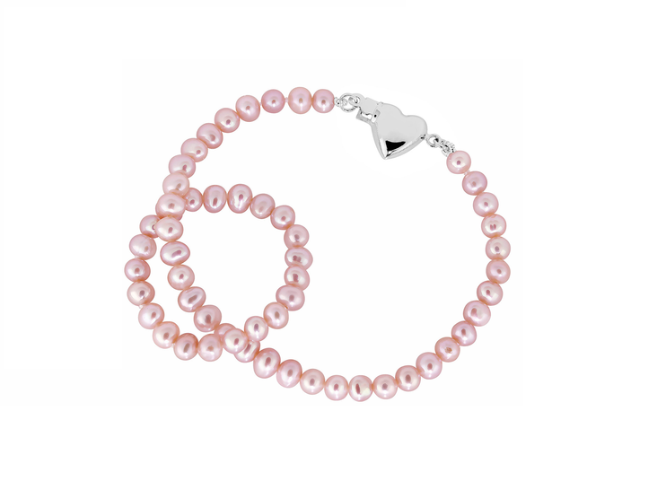 KASTEHELMI RANNEKORU pinkeillä helmillä - Korut - KH-1pink15 - 1