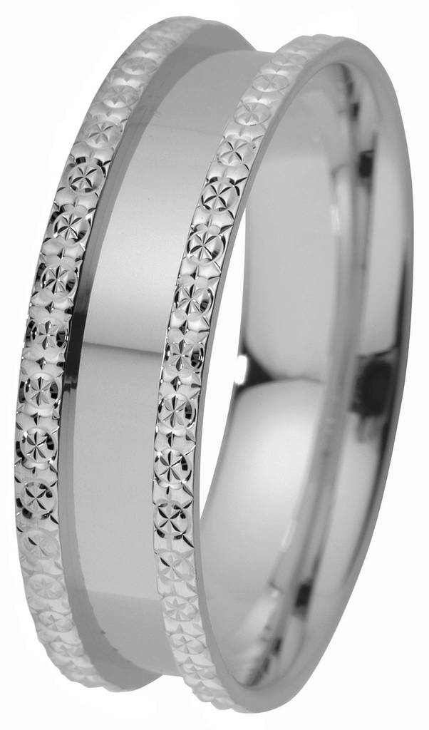 KOHINOOR 013-932V valkokultasormus - Kihlasormukset - 013-932V-165 - 1