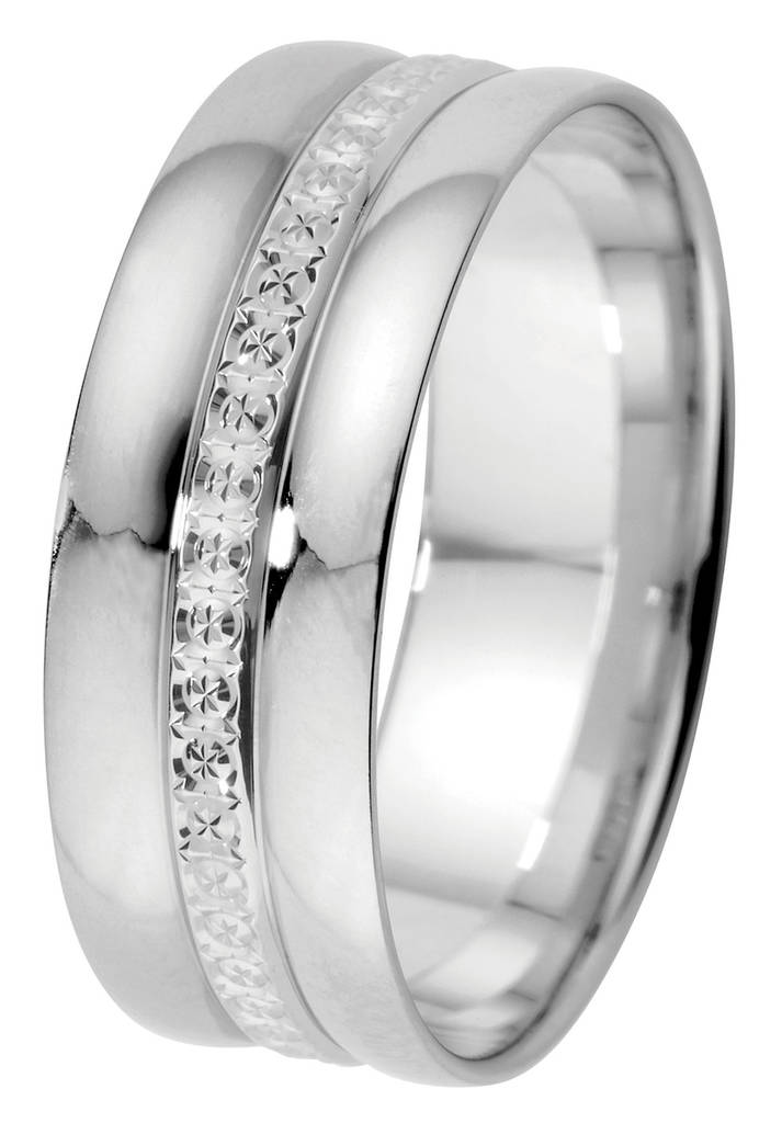 KOHINOOR 013-933V valkokultasormus - Kihlasormukset - 013-933V-185 - 1