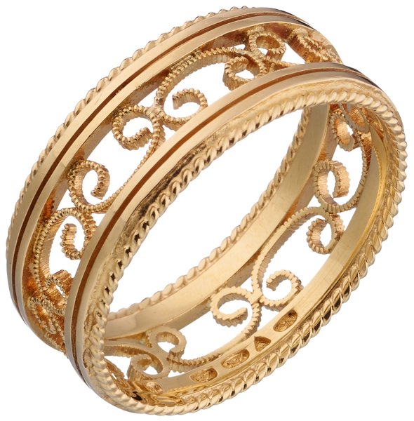 Kalevala Love kultainen Filigraani sormus 8,5mm - Kalevala - 141000502195 - 1