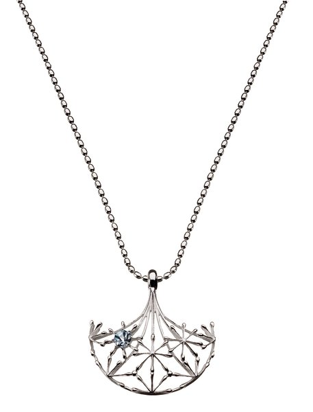 Kalevala Naisen Ääni 6767 hopeinen kaulakoru topaasilla 2267670TO - Kalevala kaulakorut - 2267670TO45 - 1