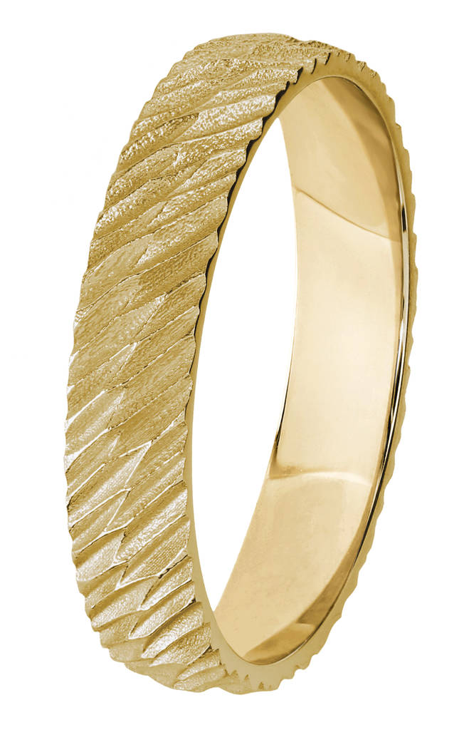 Kohinoor Myrsky keltakultainen kihlasormus 003-640 - Kihlasormukset - 003-640-175 - 1