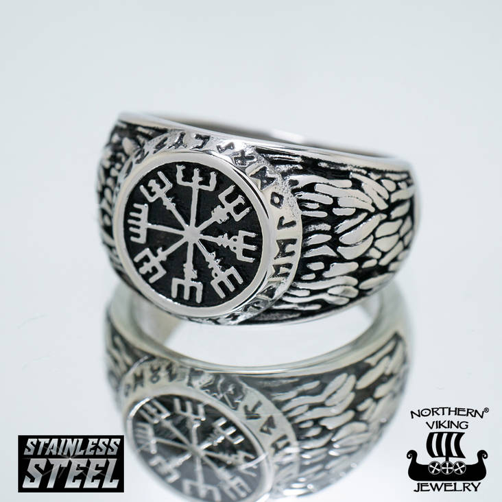 RIIMU VEGVISIR SORMUS - Titaani-ja terässormukset - NVJSO021-205 - 1