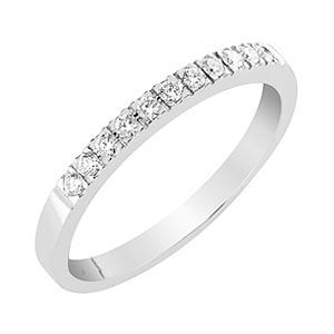 Sandberg Myötätuuli M-165w valkokultainen timanttisormus 0,15ct - Timanttisormukset - M-165W-155 - 1