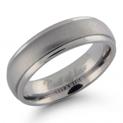 TITAANISORMUS TI-054-6MM - Titaani-ja terässormukset - TI-054-6mm-205 - 1