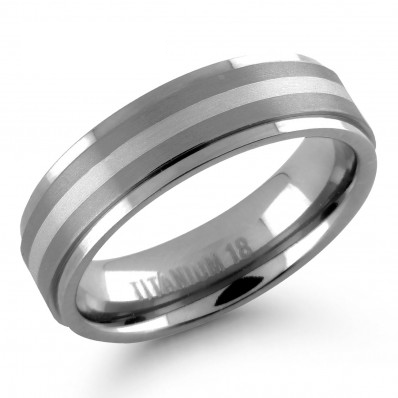 TITAANISORMUS TI-187-6mm - Titaani-ja terässormukset - TI-187-6mm-205 - 1