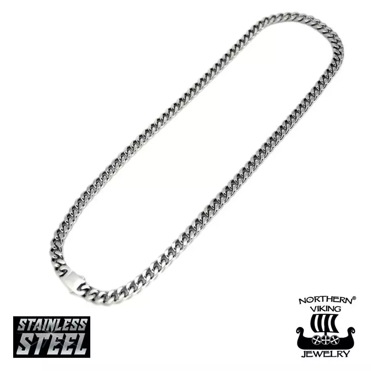 Northern Viking Jewelry panssariketju 8mm - Miesten kaulakorut  - NVJKE015 - 1