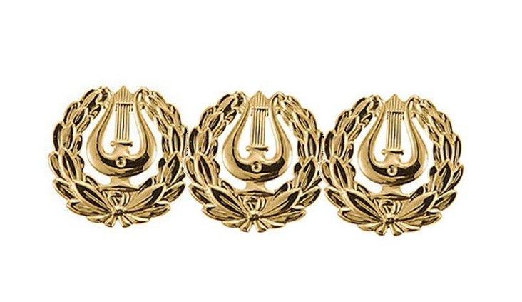 KULTAINEN LYYRA 3-OSAINEN - Rintaneulat - 10306 - 1