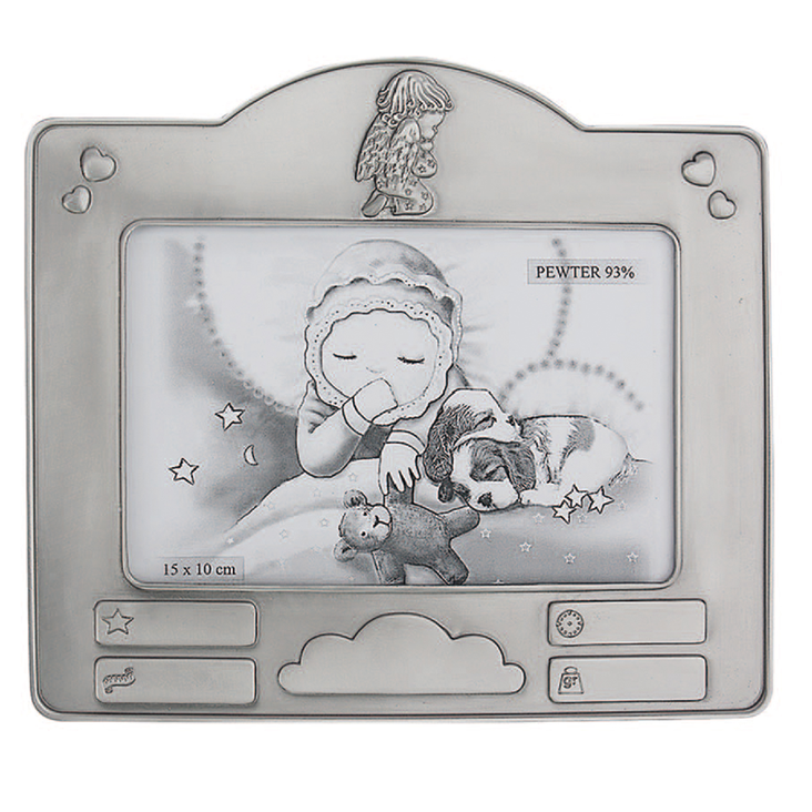 Suojelusenkeli kastekehys - Valokuvakehykset - 078266 - 1