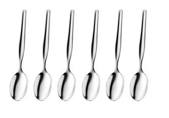 TAPIO KAHVILUSIKAT 6KPL - Tapio Wirkkala terästuotteet - 568-232-6 - 1