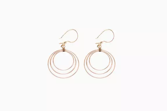 Kultaiset korvakorut 14 karaatin kultaa - Naisten korvakorut - 40166 - 1