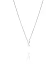 Efva Attling Drip Drop Pearl hopeinen kaulakoru 10-100-02227 - Naisten kaulakorut - 10-100-02227 - 1