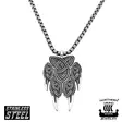 Northern Viking Jewelry "Bear Paw" teräksinen riipus NVJRS147 - Miesten kaulakorut  - NVJRS147 - 1