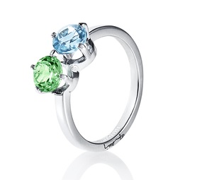 EFVA ATTLING The Sea & I hopeinen sormus 13-100-02087 - Hopeasormukset - 13-100-02087 - 1