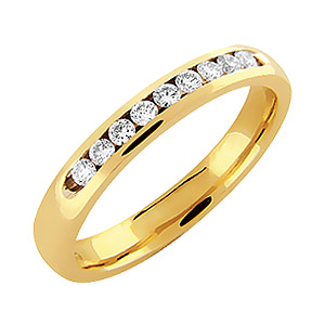 Sandberg Kassiopeia II M-48 keltakultainen timanttisormus 0,18ct - Timanttisormukset - M-48 - 1