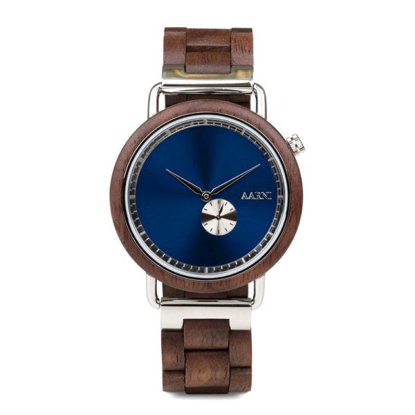 Aarni Sirius-Pähkinäpuu puinen rannekello - Aarni kellot - SIRIUSPAHKINA - 1