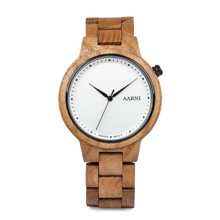 Aarni XO-Jalava puinen rannekello - Aarni kellot - XOJALAVA - 2