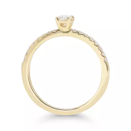 Beat of Love Laboratorio timanttisormus 0,34 G-H/VS keltakulta - Timanttisormukset - R-1930LD - 2