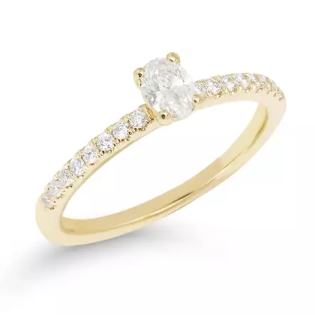 Beat of Love Laboratorio timanttisormus 0,34 G-H/VS keltakulta - Timanttisormukset - R-1930LD - 1