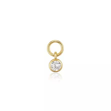 Sif Jakobs Charm Chiera Uno kivi hela korvakoruun SJ-CH2370-CZ-YG - Naisten korvakorut - SJ-CH2370-CZ-YG - 1