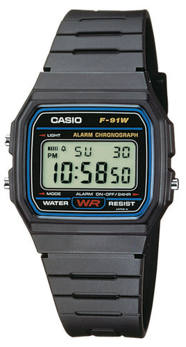 Casio digitaalinen rannekello F-91W-1YEG - Miesten kellot - F-91W-1YEG - 1