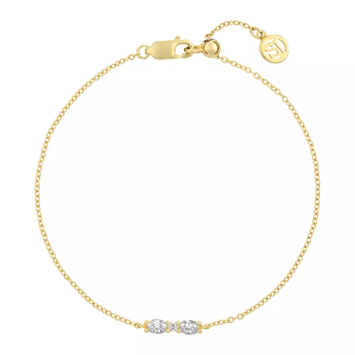 Sif Jakobs Ellera Ovale rannekoru SJ-B2418-CZ-YG - Naisten rannekorut - SJ-B2418-CZ-YG - 1