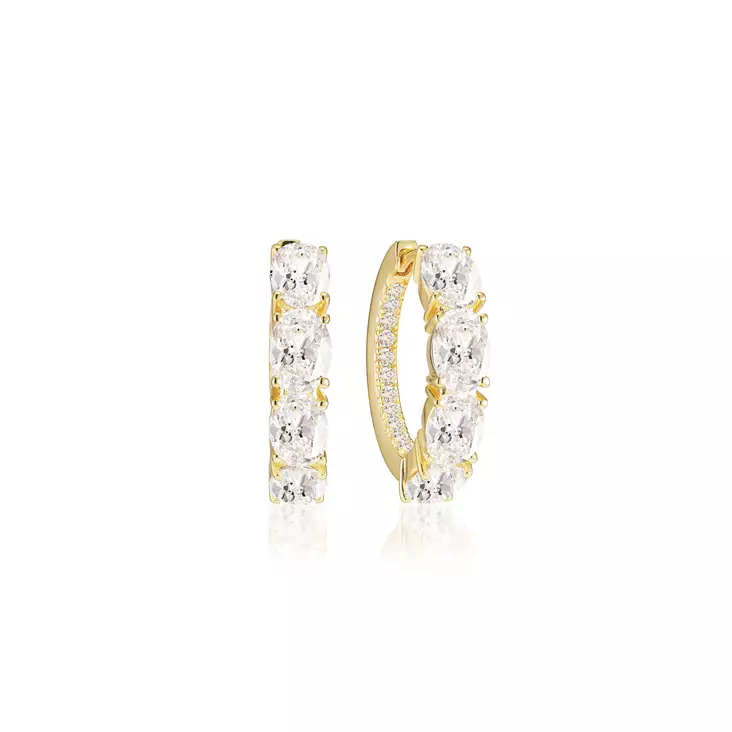 Sif Jakobs Ellise Creolo korvakorut SJ-E2315-CZ-YG - Naisten korvakorut - SJ-E2315-CZ-YG - 1