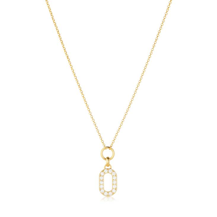 Sif Jakobs kaulakoru kullattua hopeaa SJ-N42230-CZ-YG - Naisten kaulakorut - SJ-N42230-CZ-yg - 1