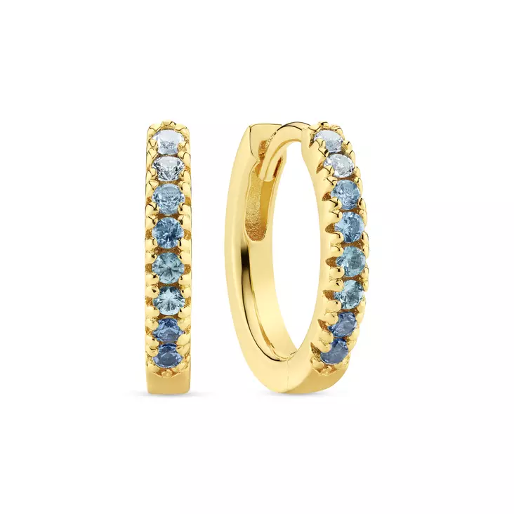 Sif Jakobs Ellera Medio korvakorut kullattua hopeaa SJ-E2859-GBL-YG - Naisten korvakorut - SJ-E2859-GBL-YG - 1