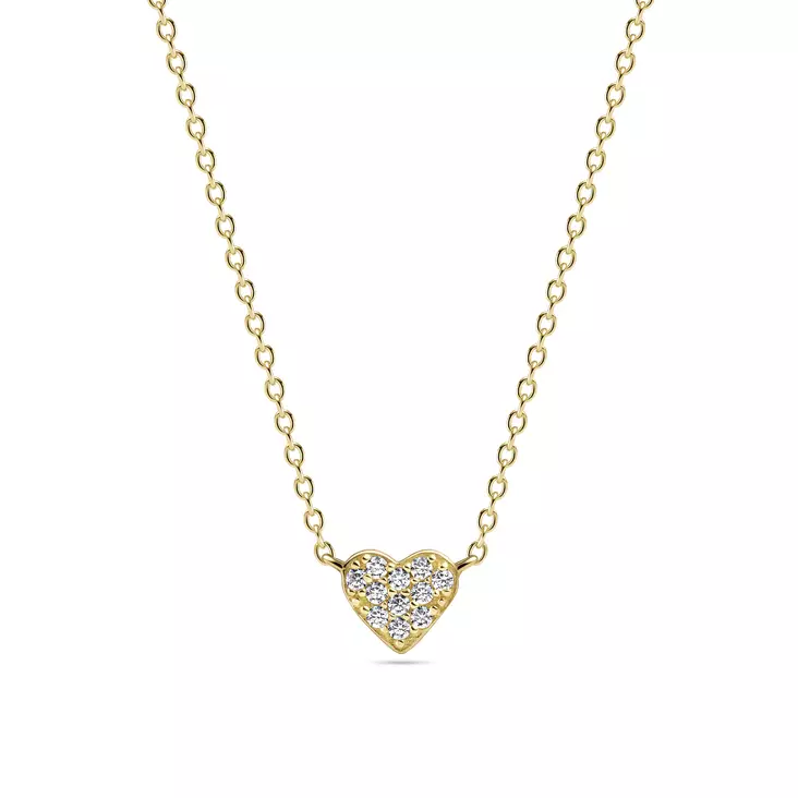 Sif Jakobs Essenza Coure kaulakoru kullattua hopeaa SJ-N2705-CZ-YG - Naisten kaulakorut - SJ-N2705-CZ-YG - 1