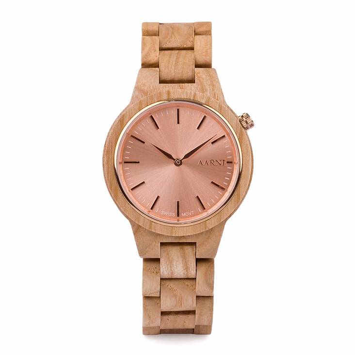 Aarni Vega-Saarni puinen rannekello - Aarni kellot - VEGASAARNI - 2