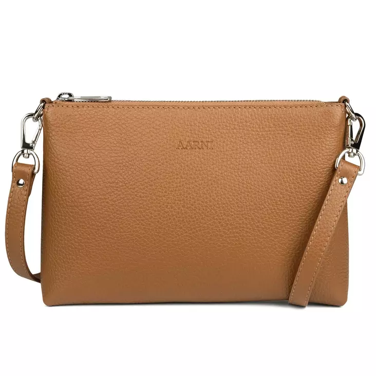 Aarni Aava Pouch nahkainen laukku - Laukut, korttikotelot & lompakot - AAVAPOUCHKONJAKKI - 1