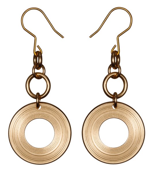 Kalevala Kosmos 6877/1 pronssiset korvakorut 3668771K - Kalevala korvakorut - 3668771K - 1