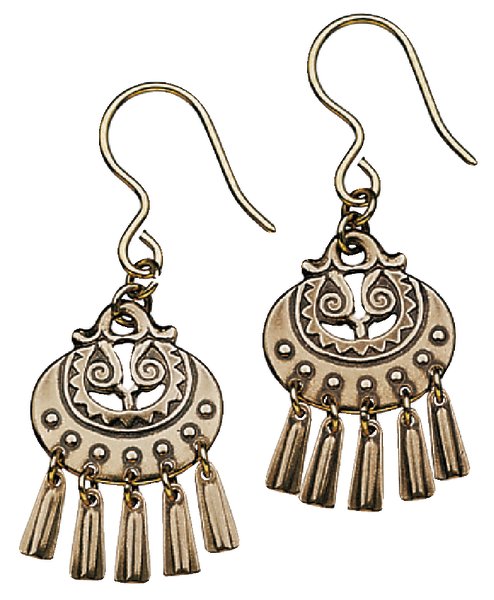 Kalevala Kuutar 303/2 pronssiset korvakorut 3603032K - Kalevala korvakorut - 3603032K - 1