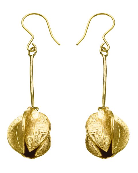 Kalevala Lumikukka 8214/1 pronssiset korvakorut 3682141K - Kalevala korvakorut - 3682141K - 1