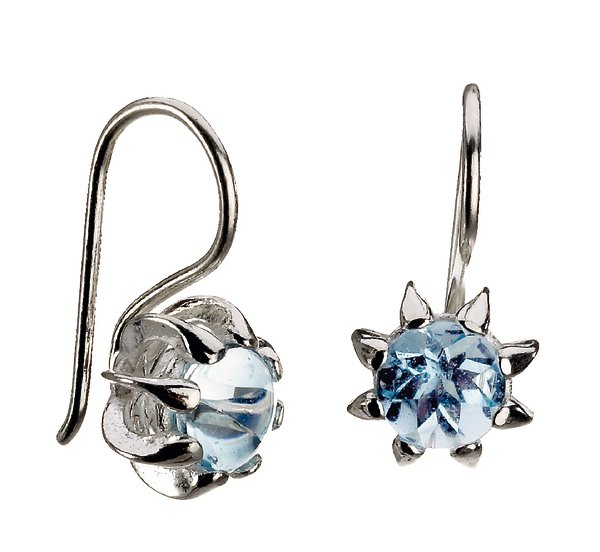 Kalevala Naisen Ääni 6767 hopeiset korvakorut topaasilla 2667670TOK - Kalevala korvakorut - 2667670TOK - 1