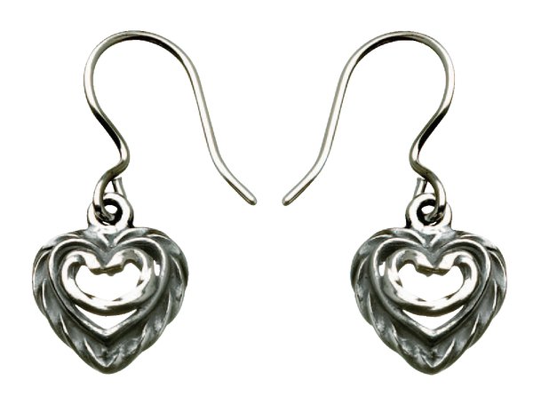 Kalevala Talon Sydän 6500 hopeiset korvakorut 2665000K - Kalevala korvakorut - 2665000K - 1