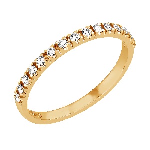 Sandberg Toivomuslähde I V-701k keltakultainen timanttisormus 0,14 ct - Naisten korut - V-701k - 1