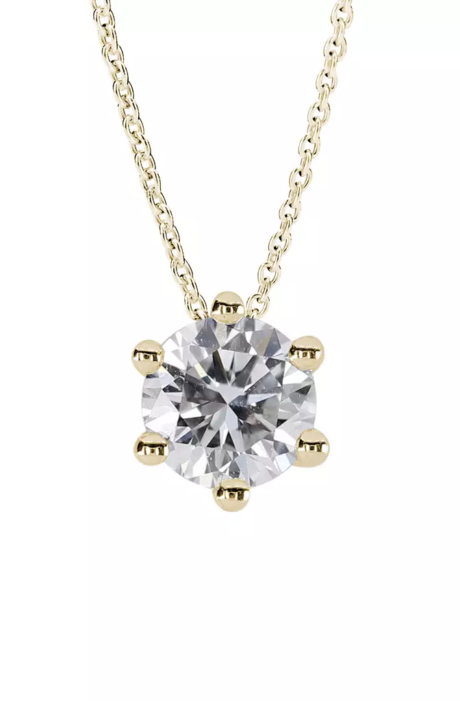 Kohinoor Theia keltakultainen timanttiriipus 0,50ct LAB 213-460K-50L - Naisten kaulakorut - 213-460K-50L - 1