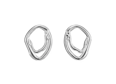 Kalevala Männyt 10011/03 isot hopeiset ikorvakorut 261001103T - Kalevala korvakorut - 261001103T - 1